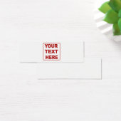 Make It Yourself Custom Skinny Profile Card (Desk)