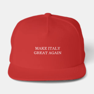 Make Italy Great Again Snap Back Hat