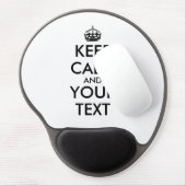 Make Keep Calm Design Gel Mouse Pads Your Words (Left Side)