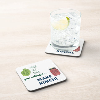 Make Kimchi! Beverage Coaster