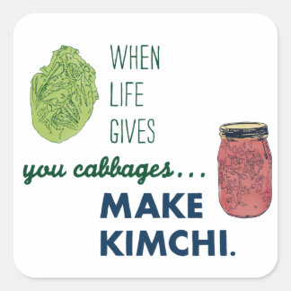 Make Kimchi! Square Sticker