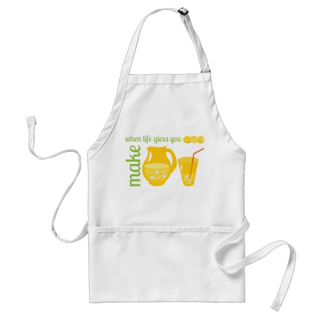 Make Lemonade Adult Apron (Front)
