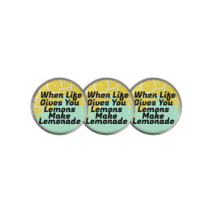Make Lemonade Golf Ball Markers