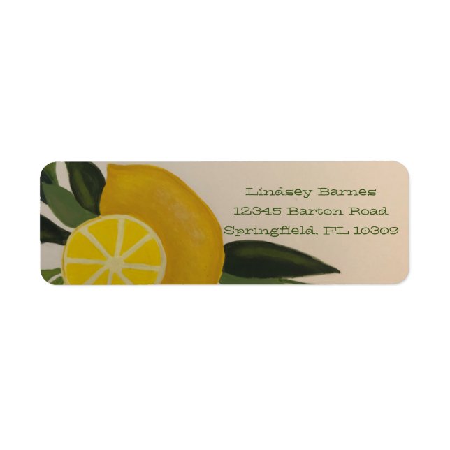 Make Lemonade Label (Front)