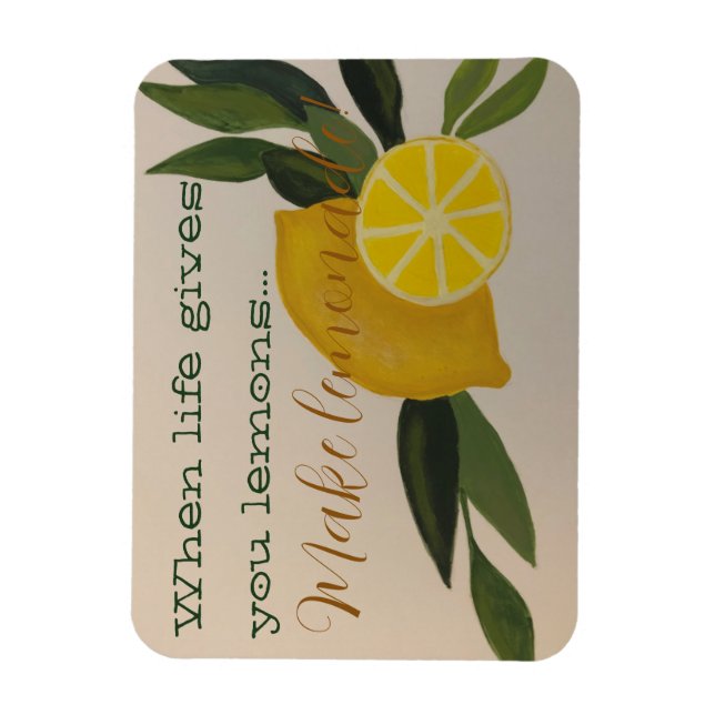 Make lemonade magnet (Vertical)