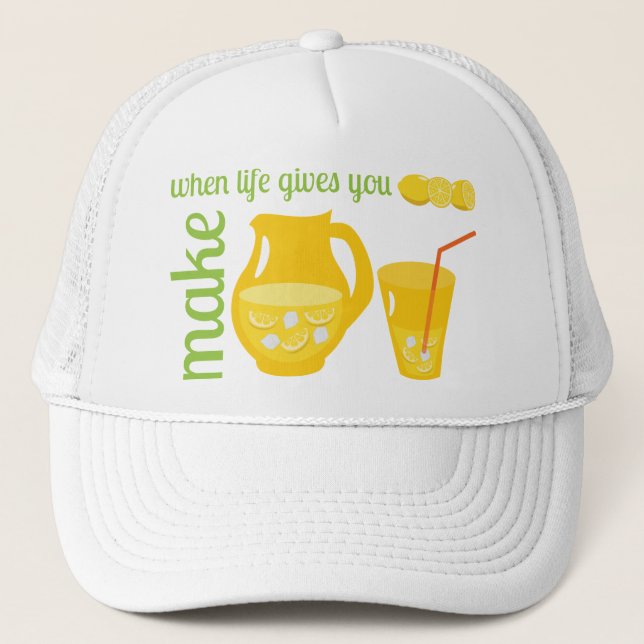Make Lemonade Trucker Hat (Front)