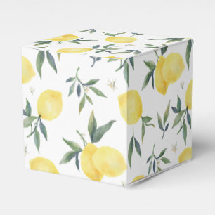 Make Lemonade (White) Lemon Pattern – Favor Box