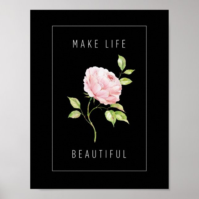 Make Life Beautiful Poster (Front)