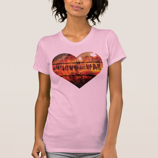 Make Love AND War Heart Logo Ladies Tank Top