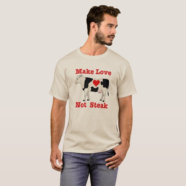Funny Steak Lover I Love Steak T-Shirt