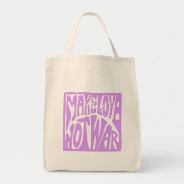 Make Love Not War - Sixties Typography