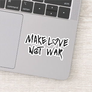 Make Love Not War Sticker