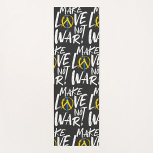 Make Love Not War Support Ukraine Yoga Mat