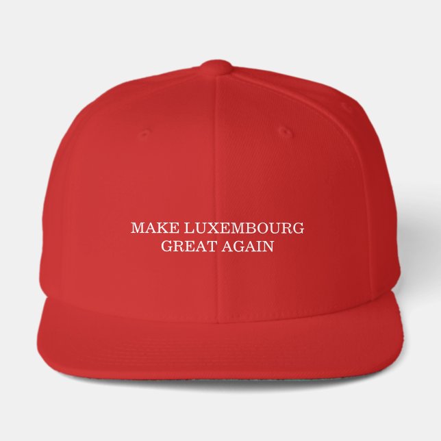 Make Luxembourg Great Again Visor (Front)