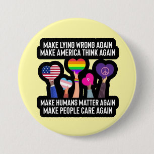make lying wrong again button