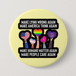 make lying wrong again button