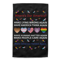 Make Lying Wrong Again Garden Flag