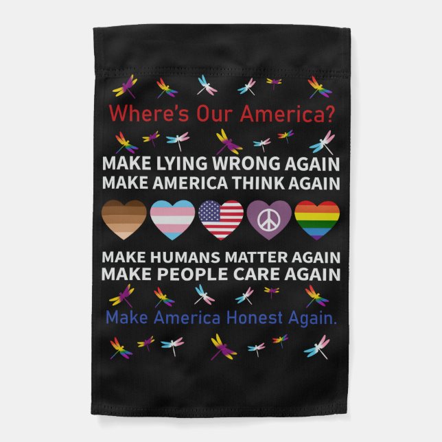 Make Lying Wrong Again Garden Flag (Front)