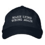 Make Lying wrong again!!    No MAGA hat for you!