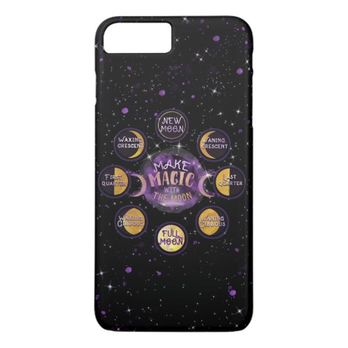 Make Magic With The Moon Lunar Cycles Phases iPhone 8 Plus7 Plus Case