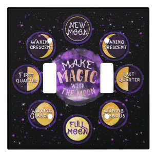 Make Magic With The Moon Lunar Cycles Phases Light Switch Cover
