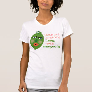 Make Margaritas Funny Lime Whimsical T-Shirt