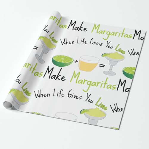 Make Margaritas Wrapping Paper
