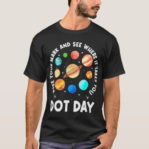 make mark planets international dot day men boys k T_Shirt