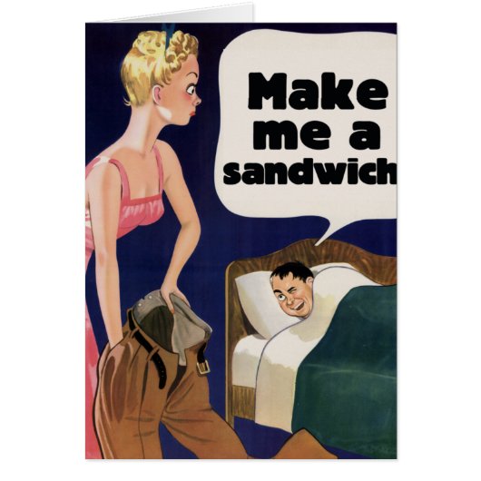 Make me a sandwich cards (Front)
