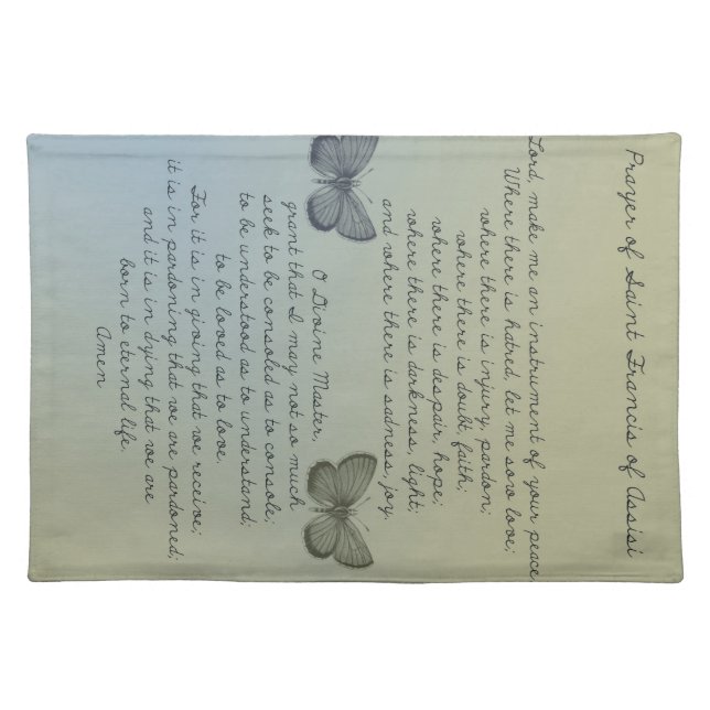 Make Me An Instrument Cloth Placemat (Front)