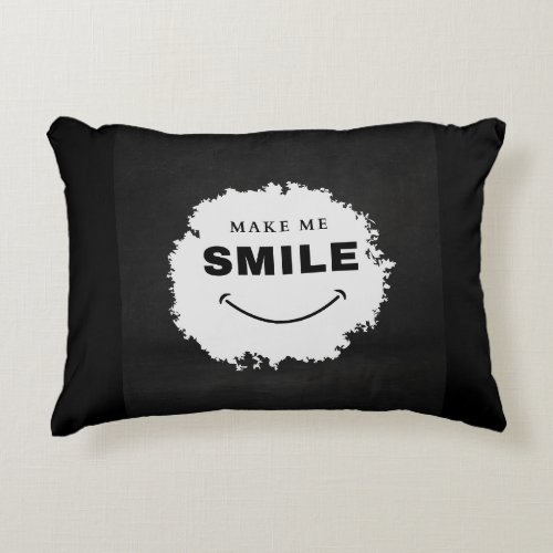 Make me smile pillow