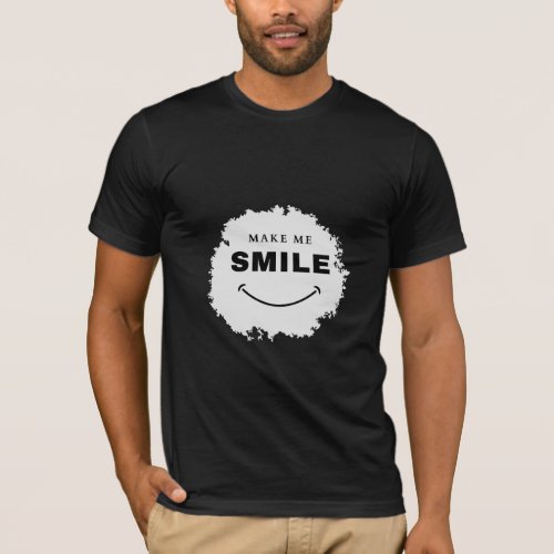 Make me smile warrior t_shirt