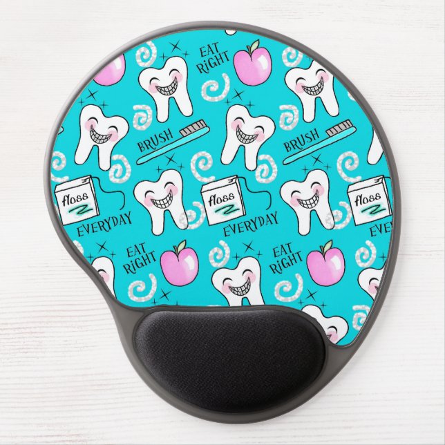 Make me sparkle and shine / Dental Gel Mouse Pad (Front)