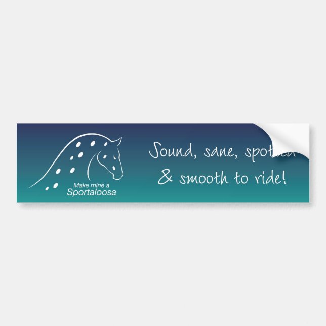 Make Mine a Sportaloosa Bumper Sticker (Front)