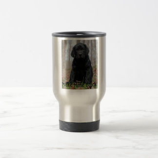 Make Mine Black Travel Mug