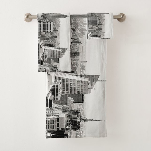 Make Mine Manhattan Too Bath Towel Set (Insitu)