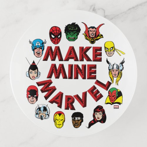 Make Mine Marvel Hero Graphic Trinket Tray