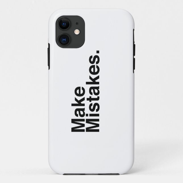 Make Mistakes. Case-Mate iPhone Case (Back)