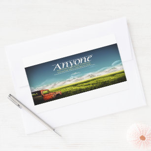 "Make mistakes" Inspirational Quote Rectangular Sticker