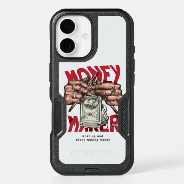 Make Money" Motivational Phone Case – Hustle and G (Back)