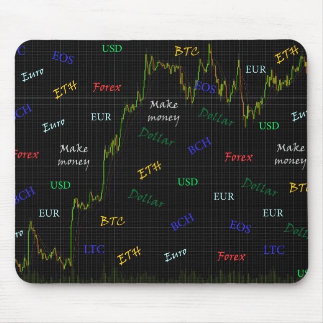 Make money on Forex Mouse Pad (Front)