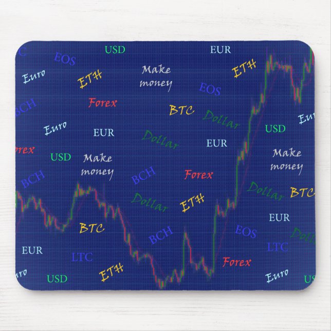 Make Money on the Forex Market Mouse Pad (Front)