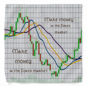 Make Money - Stock Market Forex Diagram Bandana