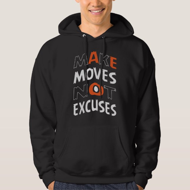 MAKE MOVES men's hoodies (Front)