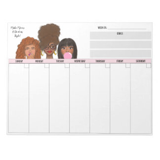 Make Moves Weekly Notepad