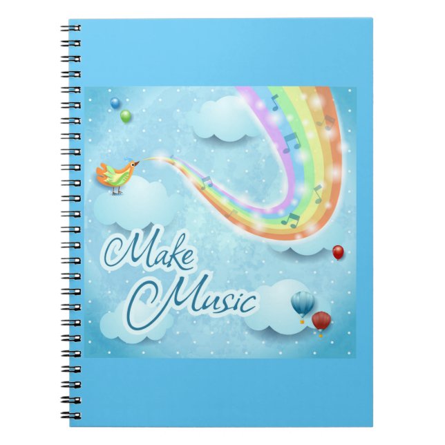  Make music, digital art Notebook (Front)