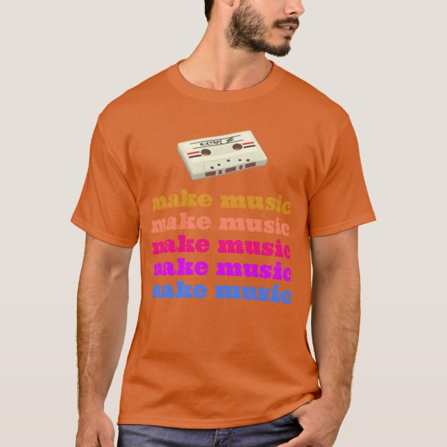 Make Music gift T-Shirt (Front)