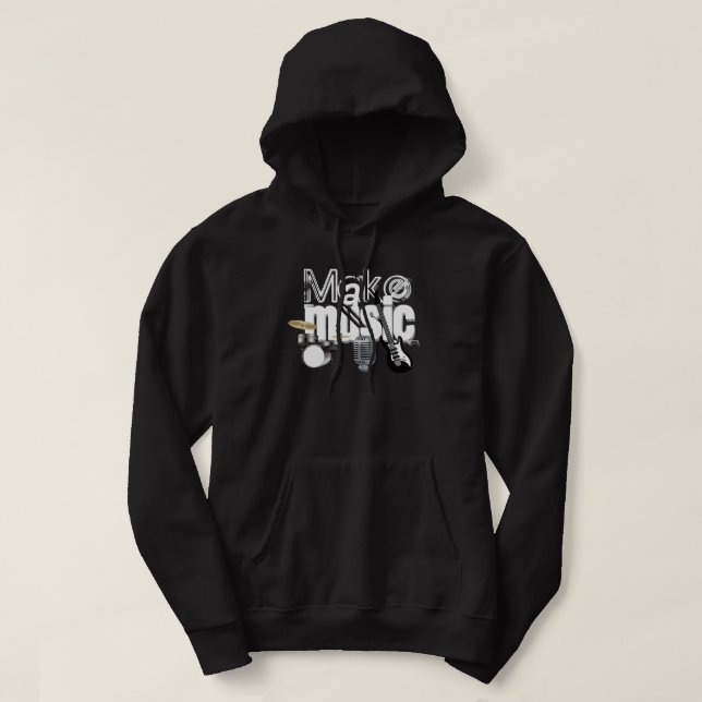 Make Music Hoodie (Design Front)