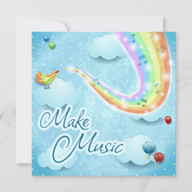 Make Music Invitation (Front)
