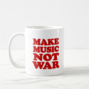 Make Music Not War Cool Mug